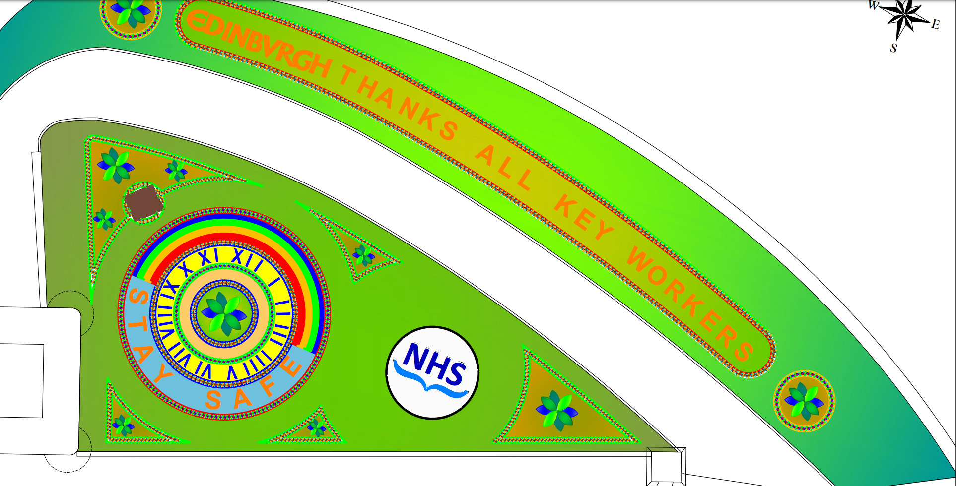 The Floral Clock has been redesigned for 2020.