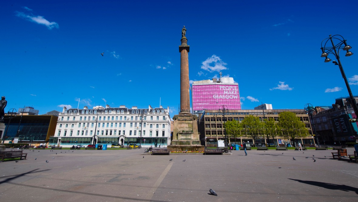 Glasgow's Met Tower, known for its 'People Make Glasgow' slogan, has been vacant for a decade.