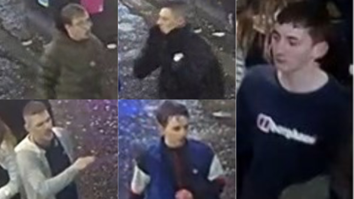 CCTV appeal to track down five men after McDonald’s assault