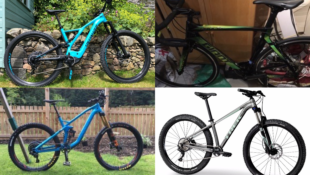 Stolen: Police are searching for a number of bikes.