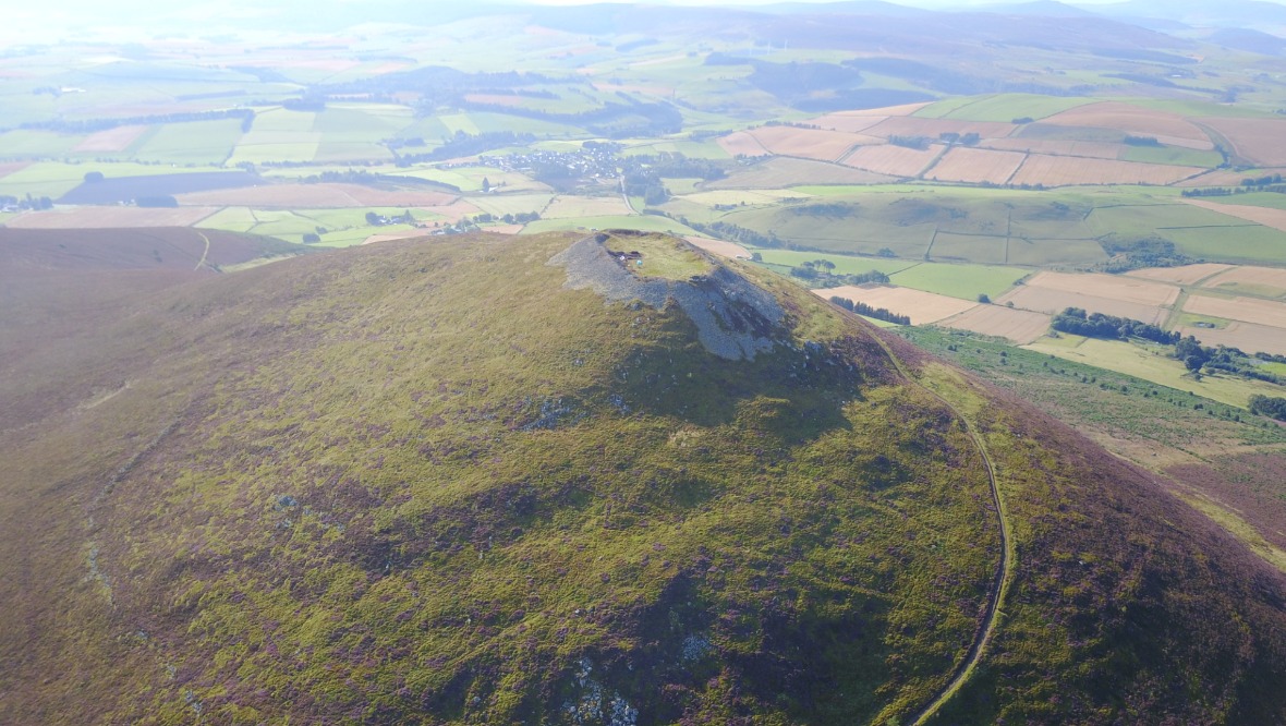 Archaeologists unearth ‘mind-blowing’ Pictish site on hill