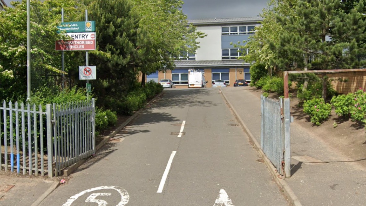 Boy, 14, attacked by armed gang in school grounds