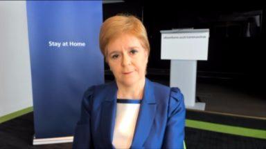 Sturgeon: Stay at home message still applies in Scotland