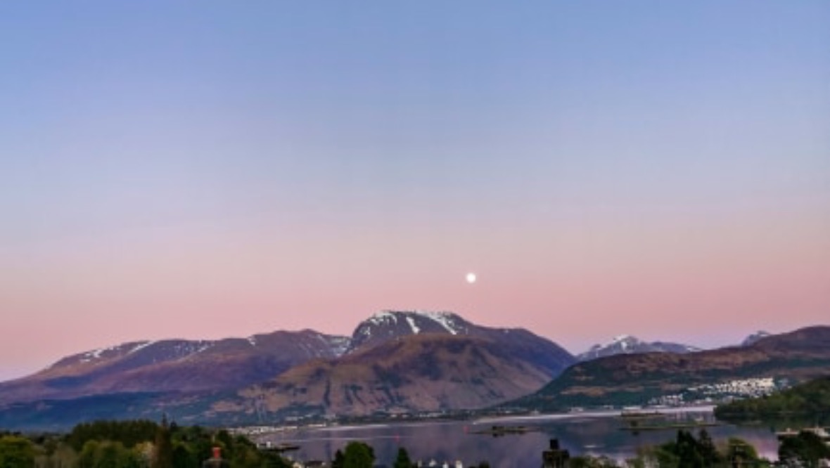 Ben Nevis: Christine Lawrie captured this on Wednesday.