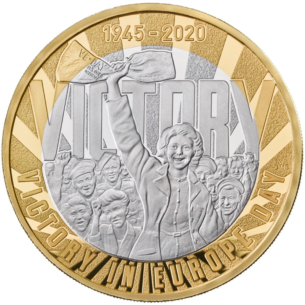 VE Day: The coin is available to buy.