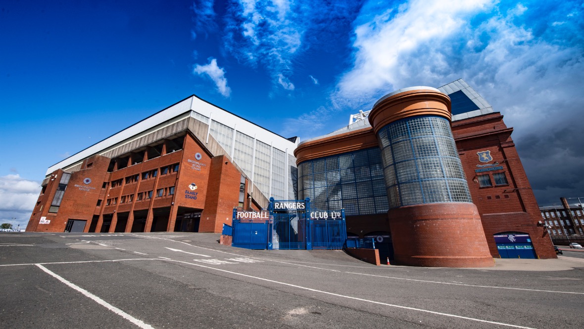 Man accused of climbing into Ibrox and spitting on pitch