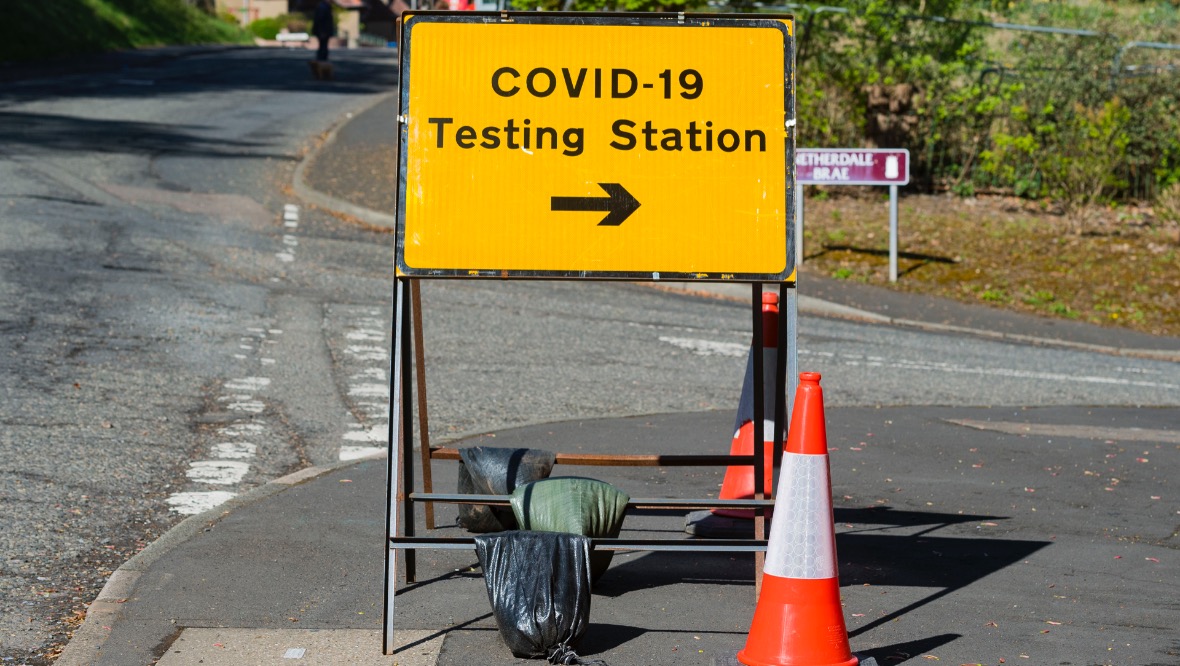 Bag of Covid-19 test samples found on Highland road
