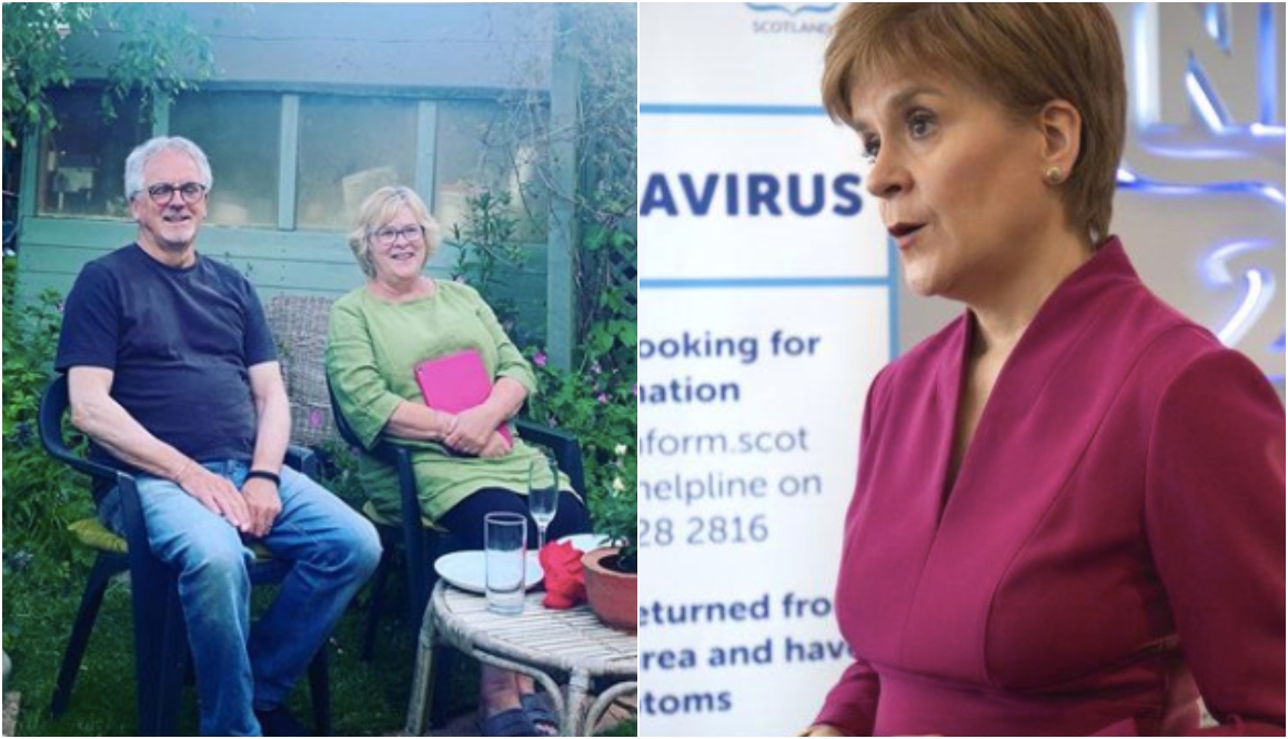 Sturgeon: ‘Meeting parents in garden was odd but nice’
