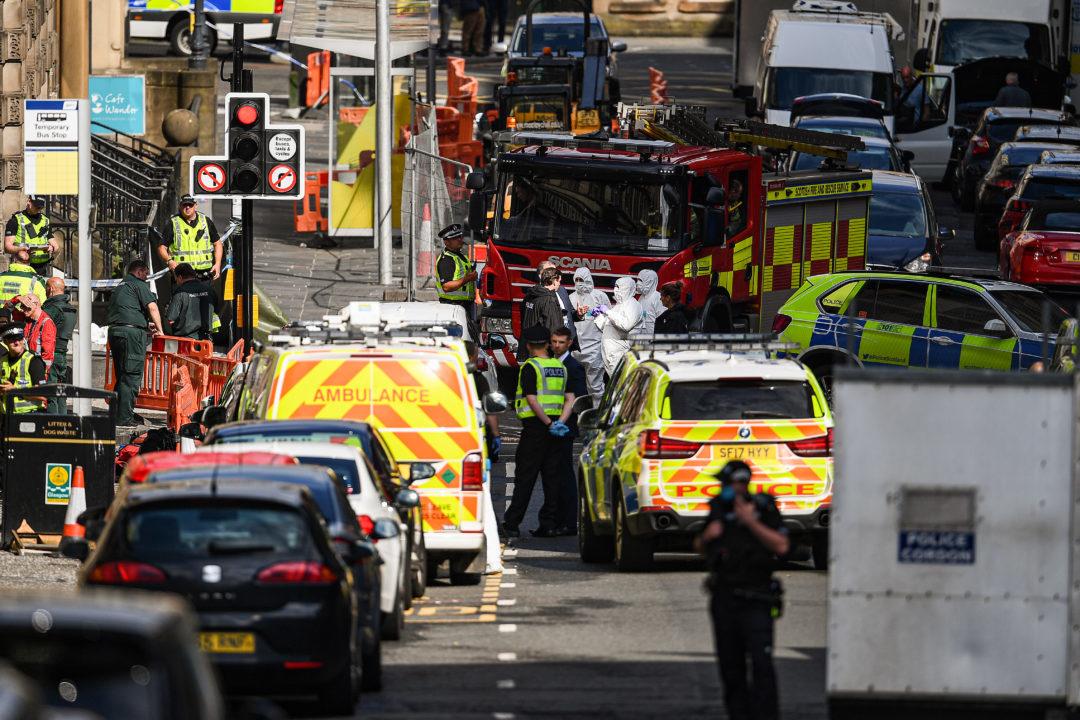 One victim leaves hospital after Glasgow stabbings