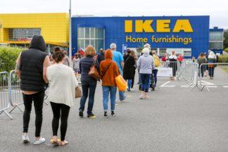 Hundreds of IKEA shoppers queue as Scottish stores reopen