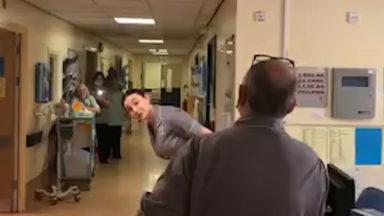 NHS worker surprises staff and patients with soprano voice