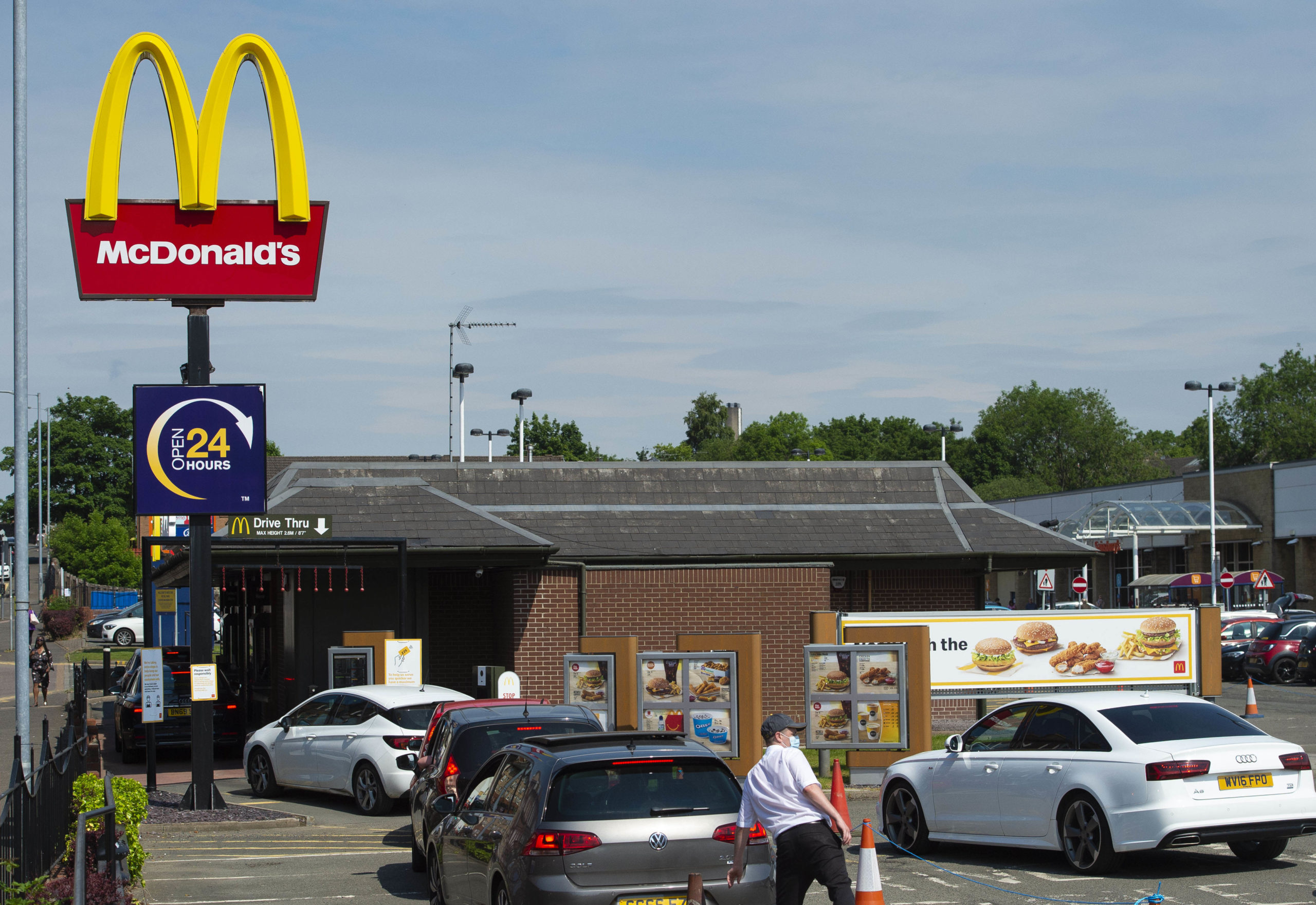 McDonald's have initially reopened 31 drive-thrus in Scotland. <strong>SNS</strong>” /><cite class=