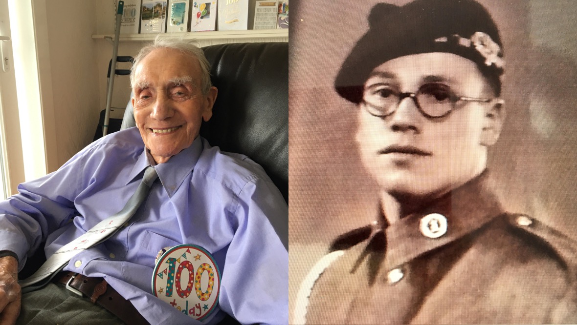 Nazi-fighting war hero celebrates 100th birthday with family