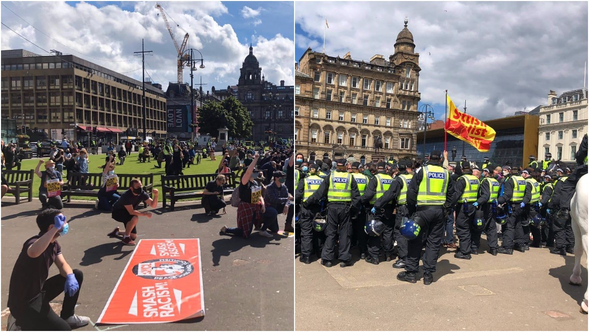 Glasgow Says No to Racism event.