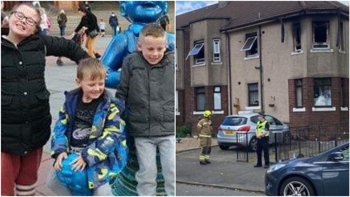 Mum of three children killed in fire shows signs of recovery