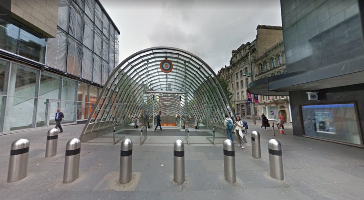 Man stabbed in chest during attack in city centre