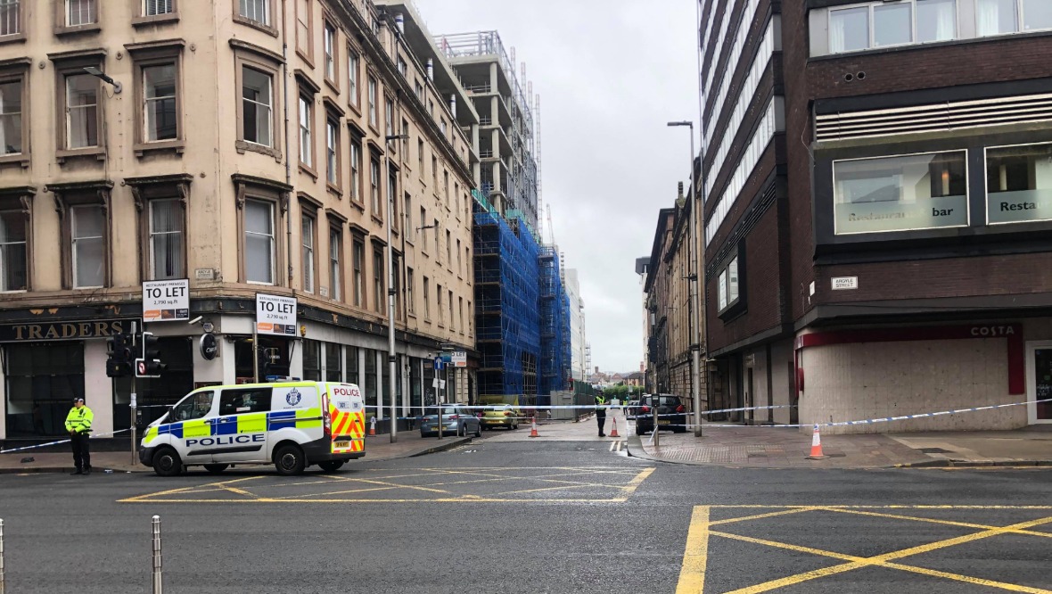 Man stabbed in ‘targeted attack’ in Glasgow city centre