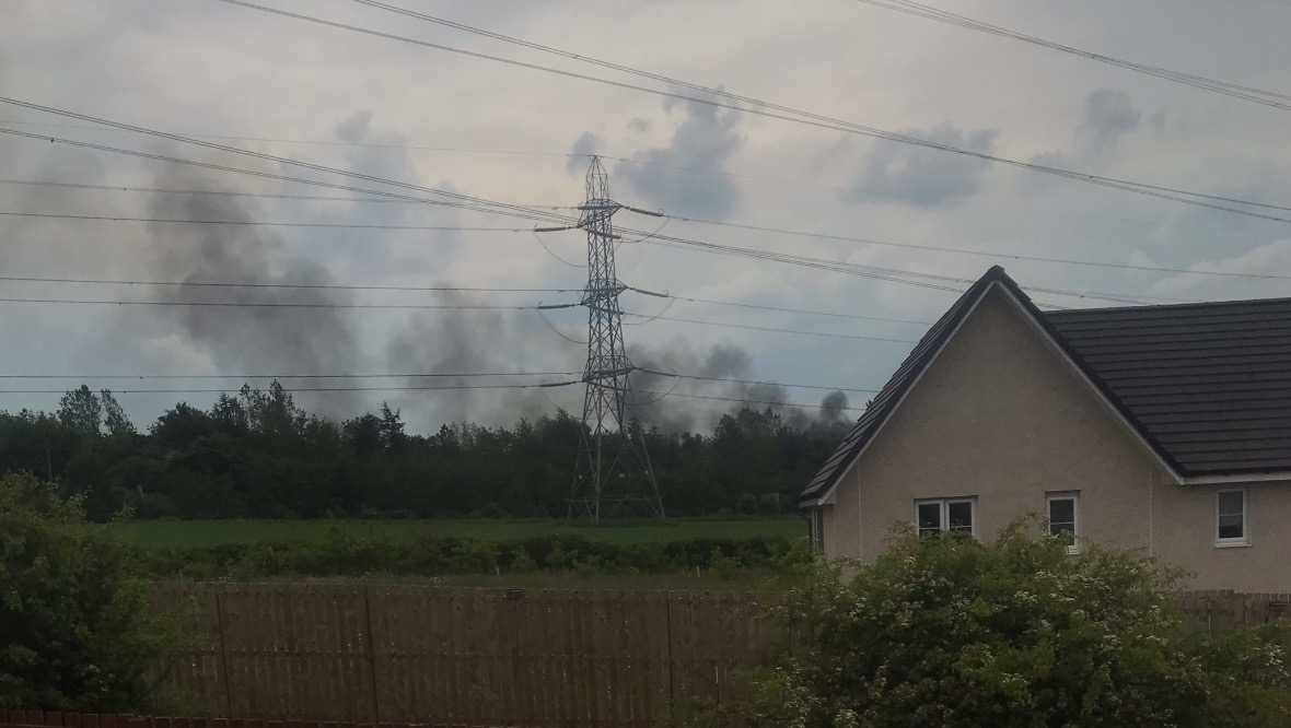 Fire spreads from sheds to static caravans in Edinburgh