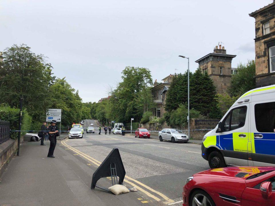 Two men seriously injured in disturbance as area taped off