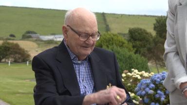 WW2 veteran celebrates 100th birthday with surprise party
