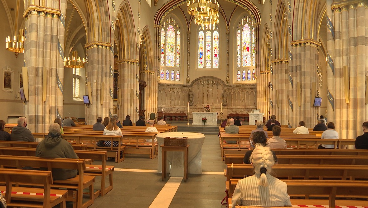 Churches hold first Sunday services since lockdown began