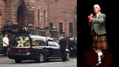 Mourners pay tribute to Johnny Beattie as funeral held