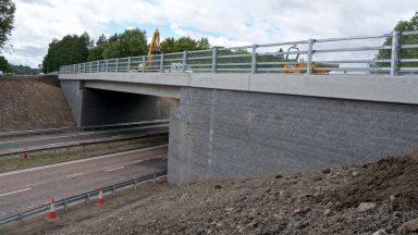 New bridge over A90 opens to traffic and pedestrians