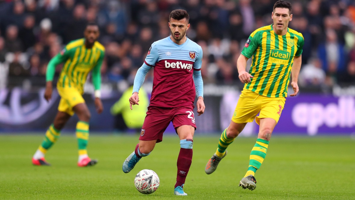 Target: West Ham forward Albian Ajeti. <strong>Getty</strong>”/><cite class=cite>Getty</cite></div><figcaption aria-hidden=true>Target: West Ham forward Albian Ajeti. <strong>Getty</strong> <cite class=hidden>Getty</cite></figcaption></figure><p>Although the transfer window is open until October, Lennon would like to get more players in before the Champions League qualifiers begin.</p><p>He said: “It would be good to get a couple more bodies and obviously you can name them in the UEFA line-up as well.”</p><p>Striker Leigh Griffiths is unavailable for the match at Rugby Park due to a calf strain, while winger Mikey Johnston is still waiting on surgery to resolve a calf complaint.</p><div class=