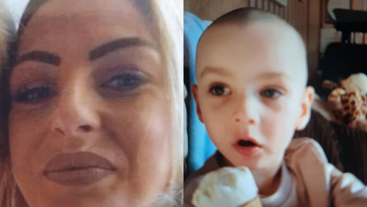 Woman and her three-year-old son missing from home