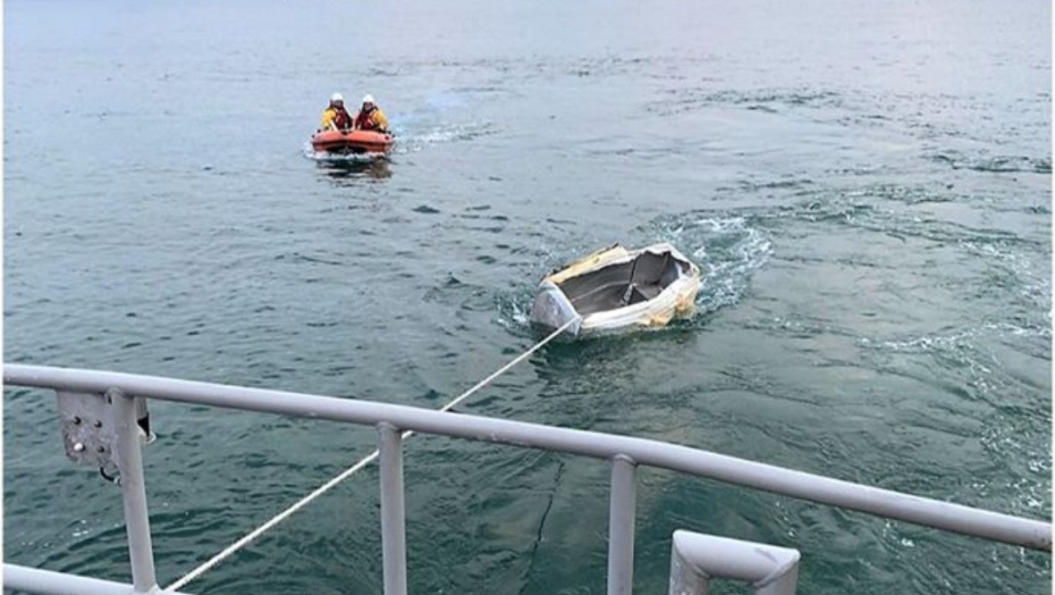 Fridge-freezers rescued after lifeboat called to wreckage