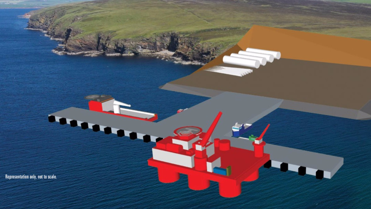 Scapa Deep Water Quay: The new development will cost £115m.