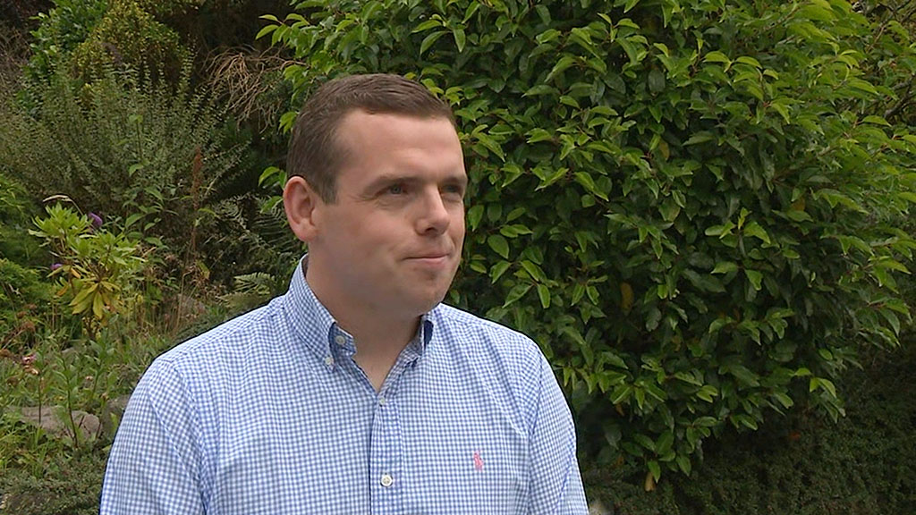 Douglas Ross is aiming to be the main opposition leader.