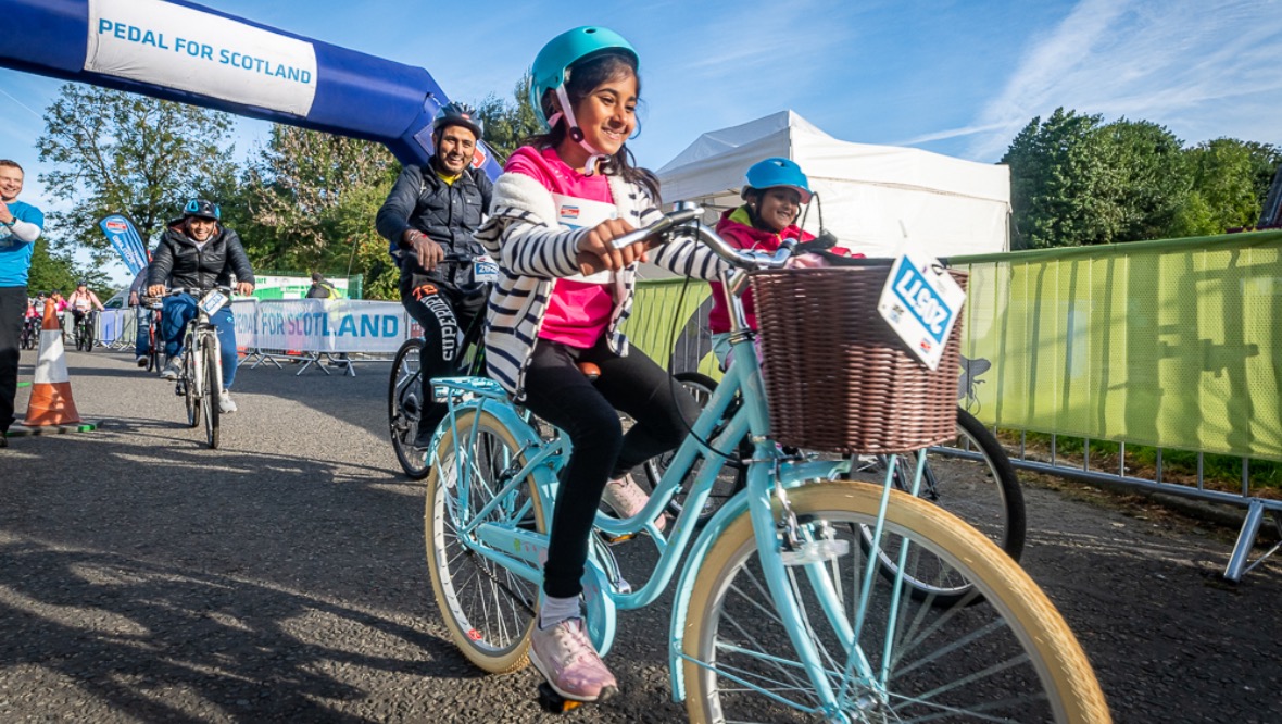 Funding of up to £10,000 to hold free cycling events