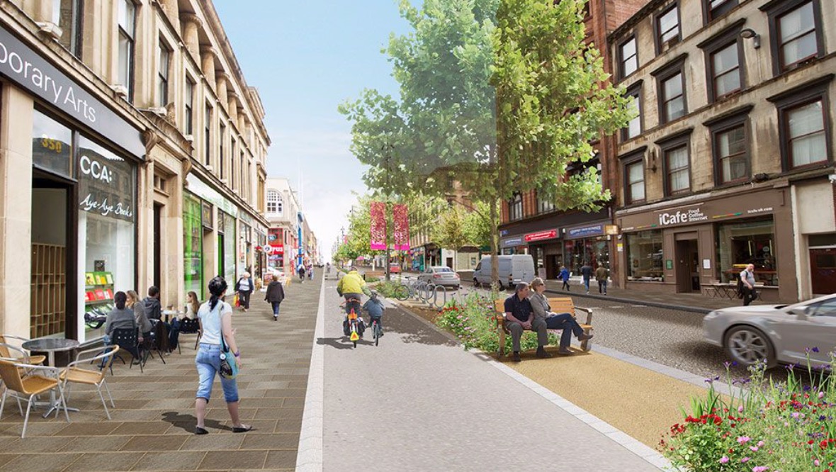 Sauchiehall Street: The work is proposed to begin in January 2022.