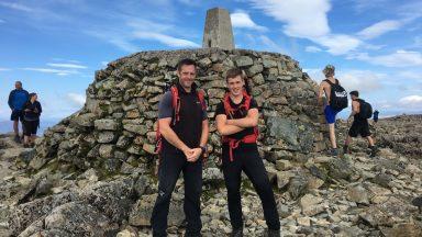 Father and son reach new heights with epic challenge