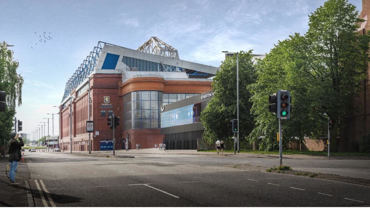 Multi-purpose building: Plans to open facility in Rangers' 150th year. <strong>Rangers FC</strong>” /><span class=
