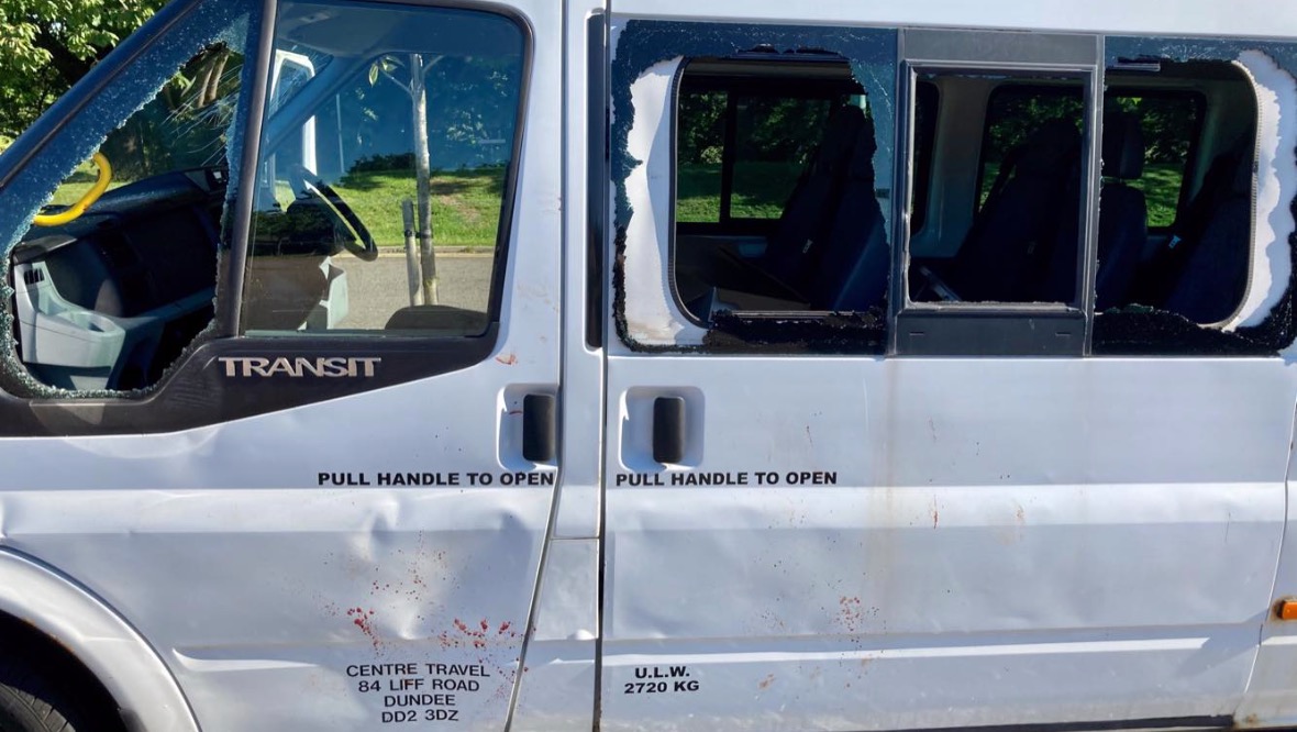 Charity’s minibus heads for scrapheap after vandal attack