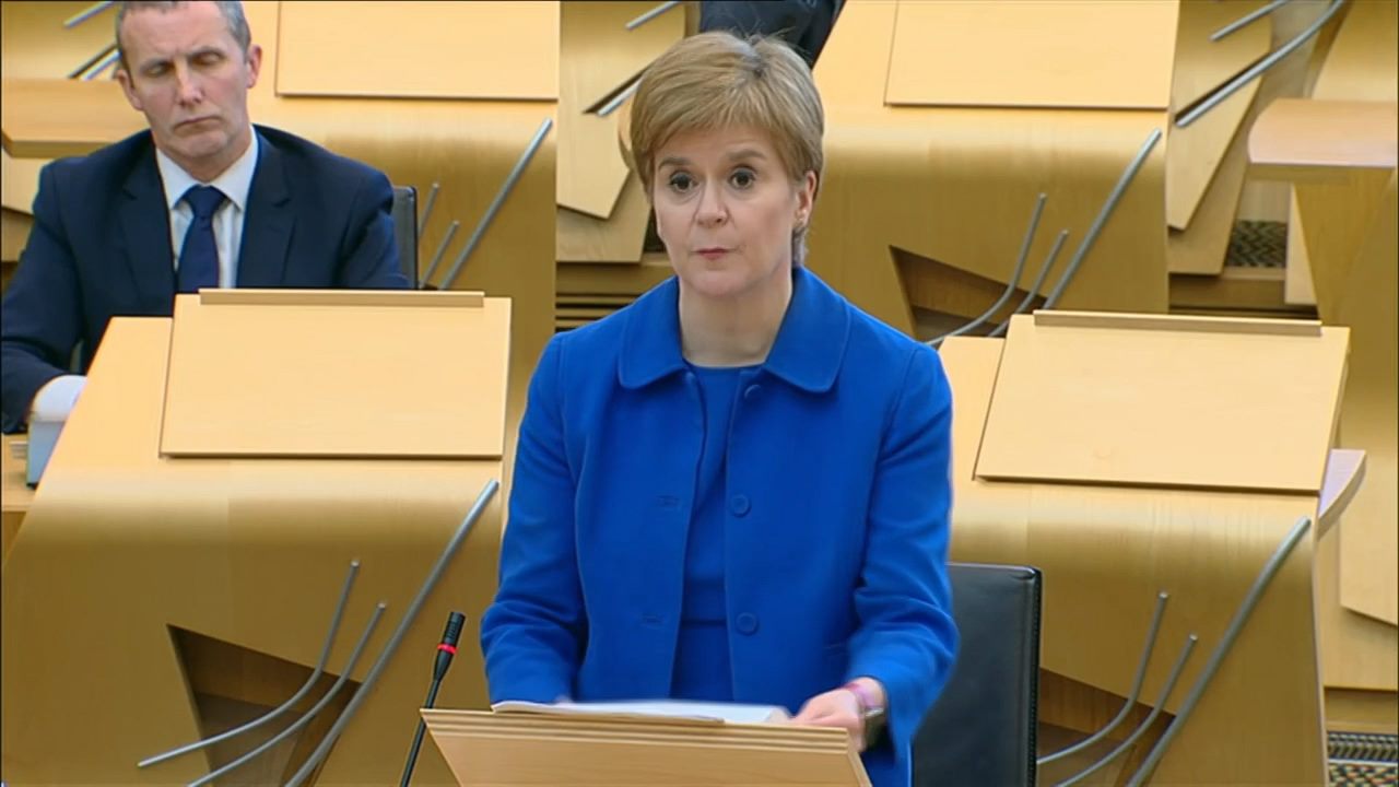 Sturgeon’s speech in full as new restrictions revealed