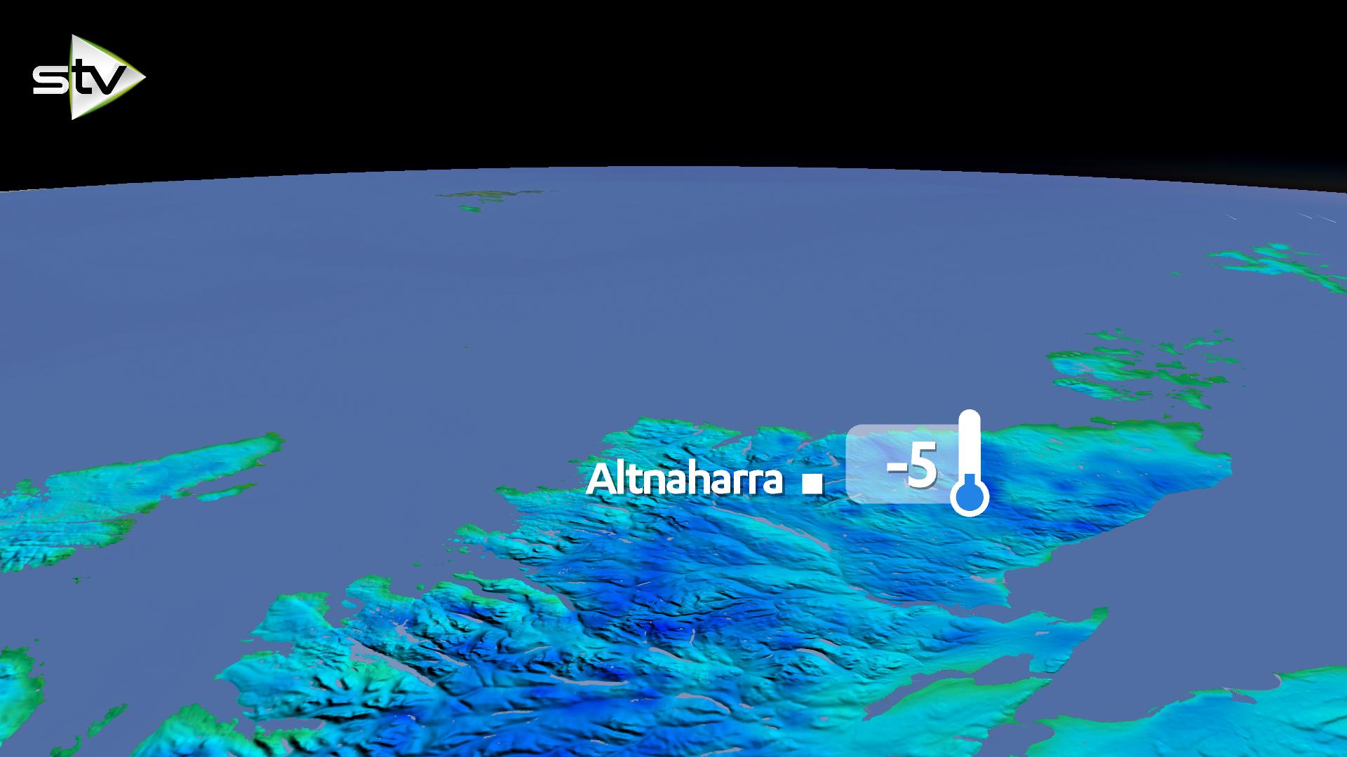 Altnaharra recorded the lowest temperature in September since 1997.