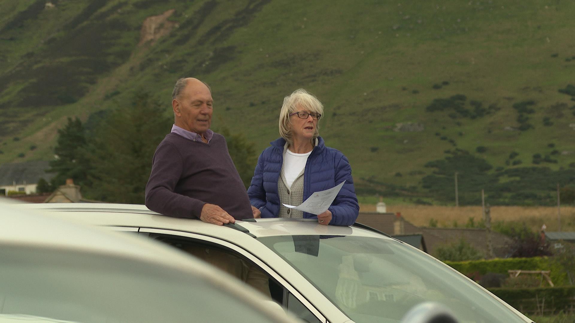 The event took place near Loch Leven in Kinross.