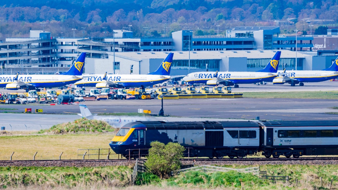 Edinburgh Airport passenger numbers plummet to lowest in 25 years