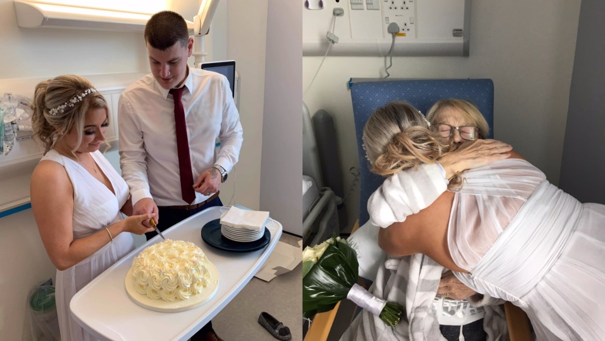 Wedding: Clyde 1 listeners rallied round to help make the day special.