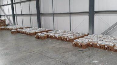 Tonne of seized cocaine worth £100m was bound for Scotland