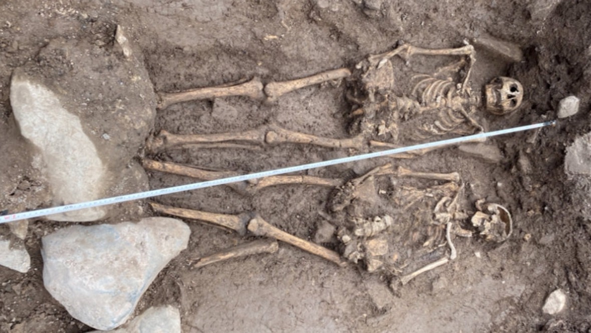 Human remains dating back 200 years uncovered near abbey