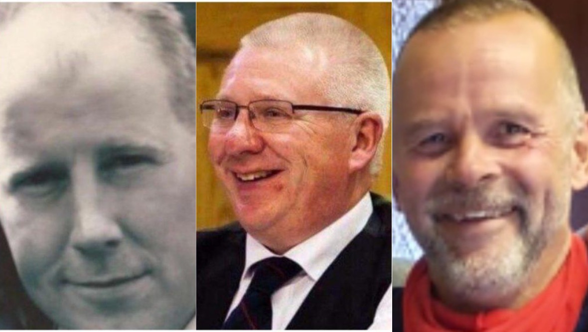 Victims: Brett McCullough, Donald Dinnie and Christopher Stuchbury.