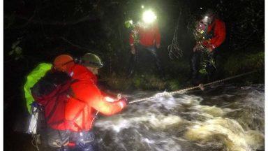 Mountain rescuers save walkers lost in extreme conditions