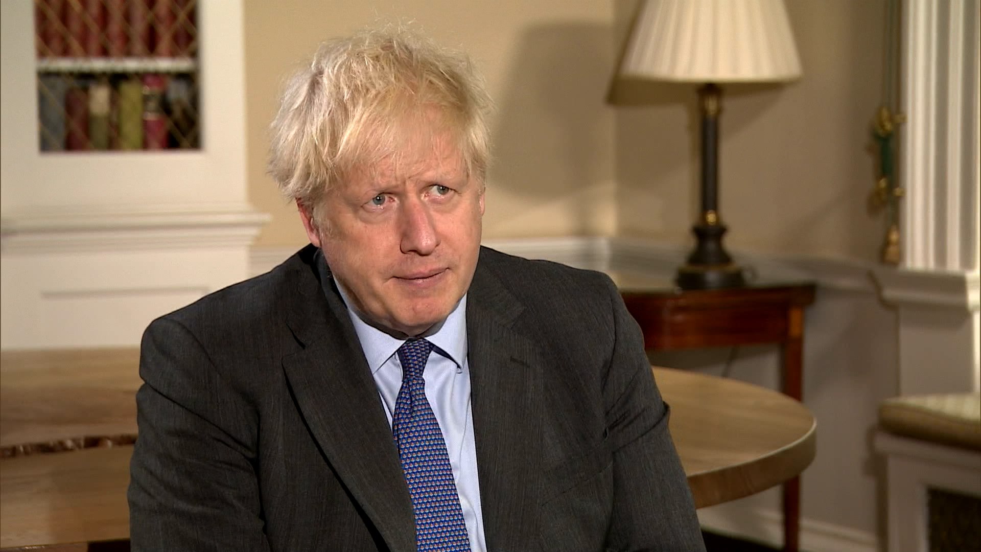 Boris Johnson is currently self-isolating. 