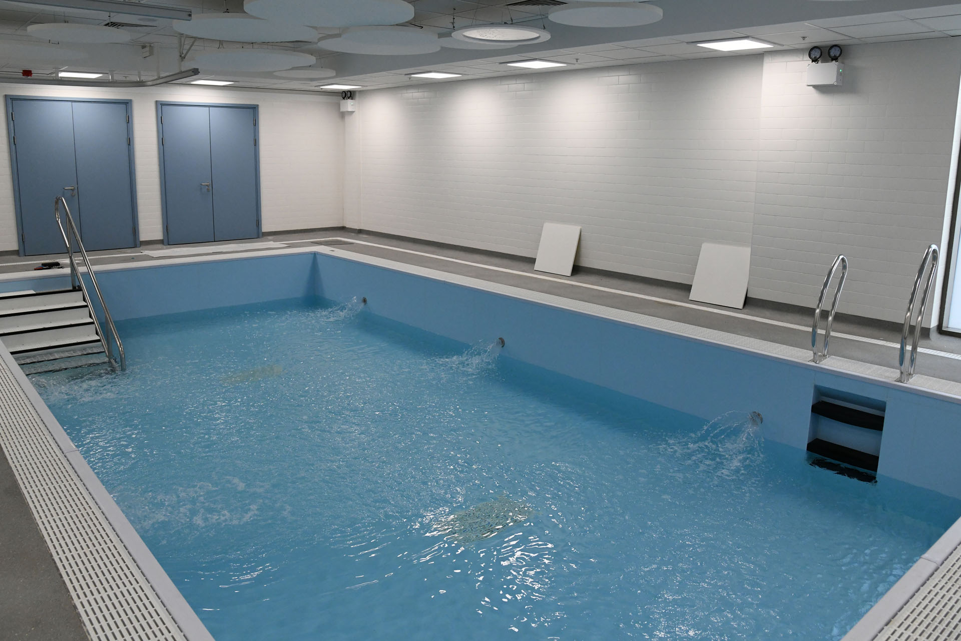 Making a splash: A hydrotherapy pool at the campus.