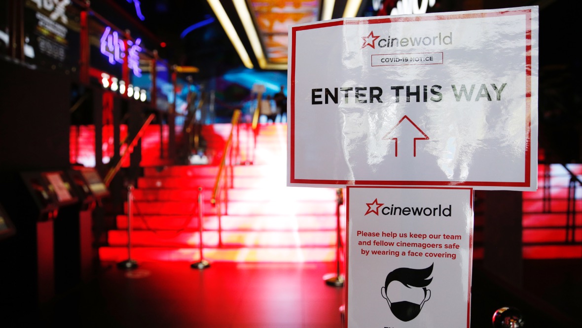 Cineworld to reopen 127 cinemas as Covid restrictions ease