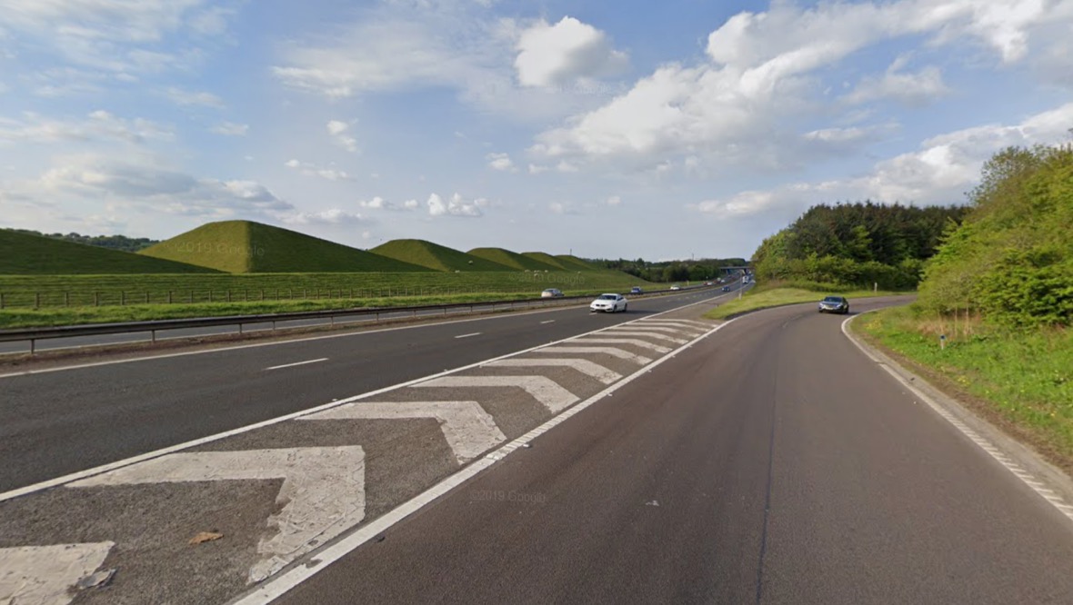 Stretch of M8 to remain closed ‘for some time’ after crash